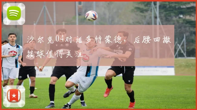 沙尔克04对话多特蒙德，后腰回撤接球值得关注